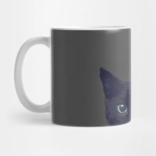 Black cat design Mug